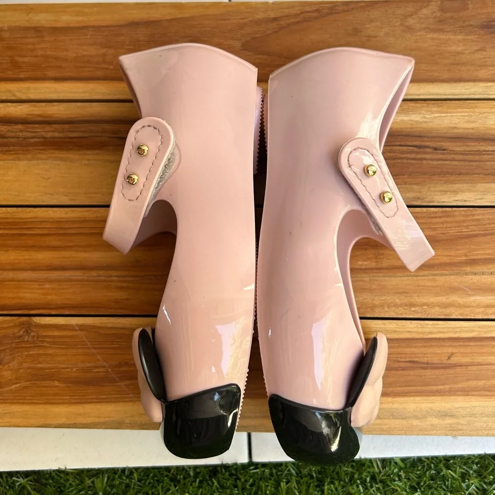 Conscious Mini Melissa Minnie Mouse jelly ballerinas size 7 like new